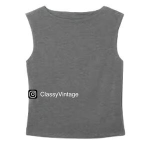 Vintage Christian Francis Roth size 1X grey sweater tank top. Classic closet sta